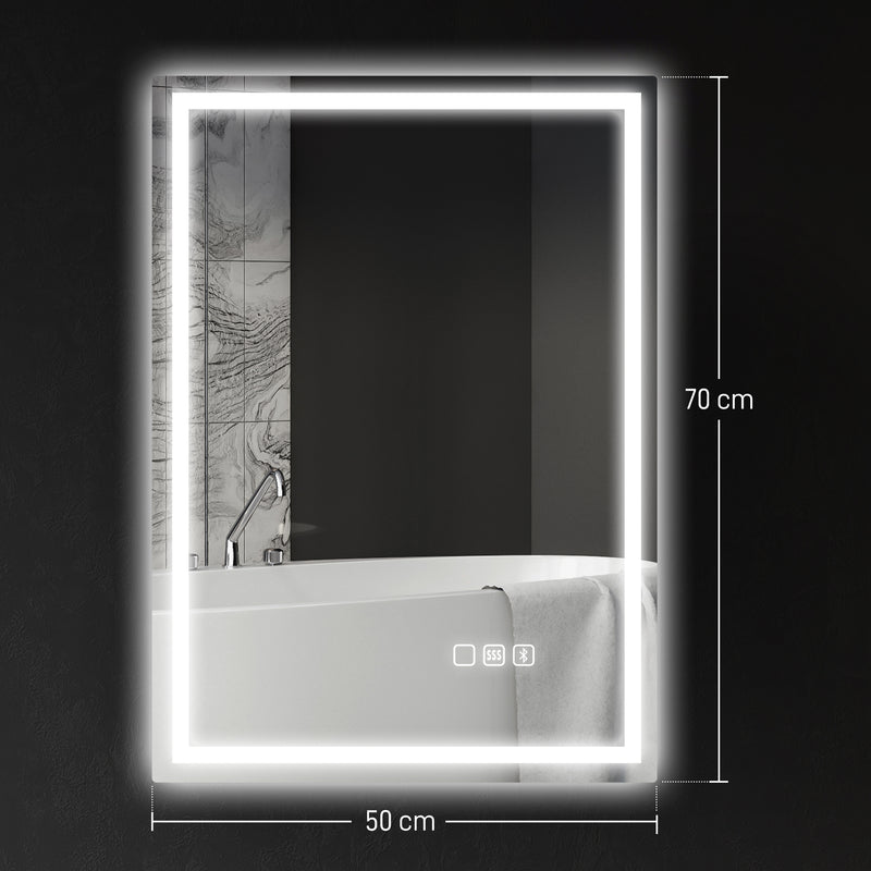 50 x 70 cm backlit LED mirror – image 4