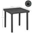 Grey square side table – image 3