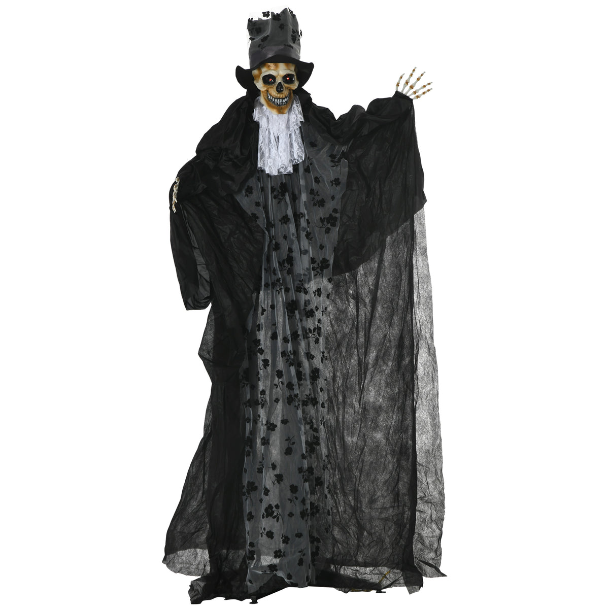 189cm Animated Ghost Bridegroom with Glowing Eyes – image 1 of 9