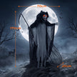 170cm Animated Werewolf with Sickle, Glowing Eyes & Sound – image 3 of 9