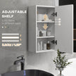 High gloss bathroom wall cabinet – image 5