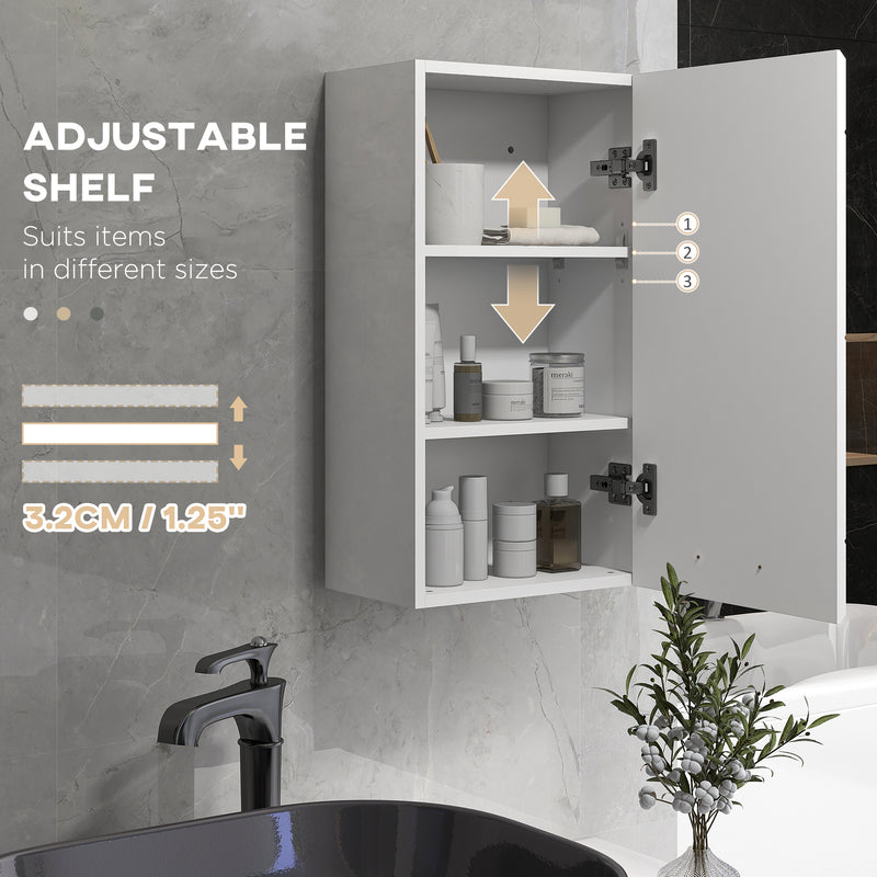 High gloss bathroom wall cabinet – image 5