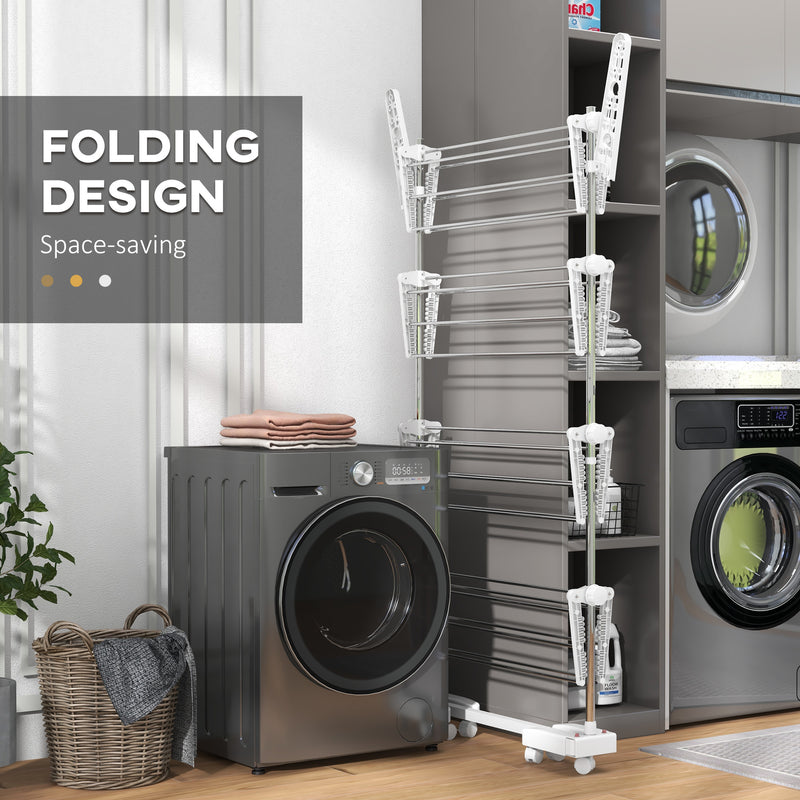 4-shelf clothes airer – image 6