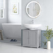 Grey under sink cabinet – image 7