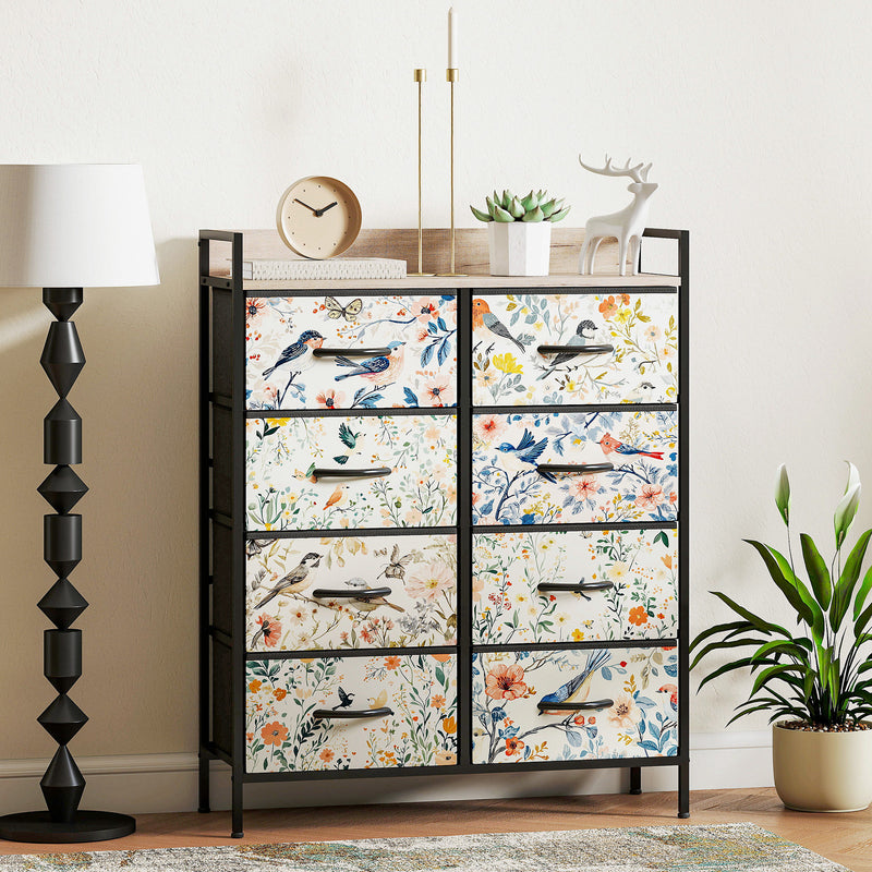 8-drawer fabric chest of drawers – image 2