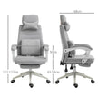 Reclining office chair with footrest – image 3