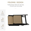 Set of 2 folding reclining garden chairs – image 4