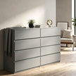 HOMCOM Chest of Drawers, 4-Drawer Storage Cabinets, Modern Dresser, Storage Drawer Unit for Bedroom – view 9