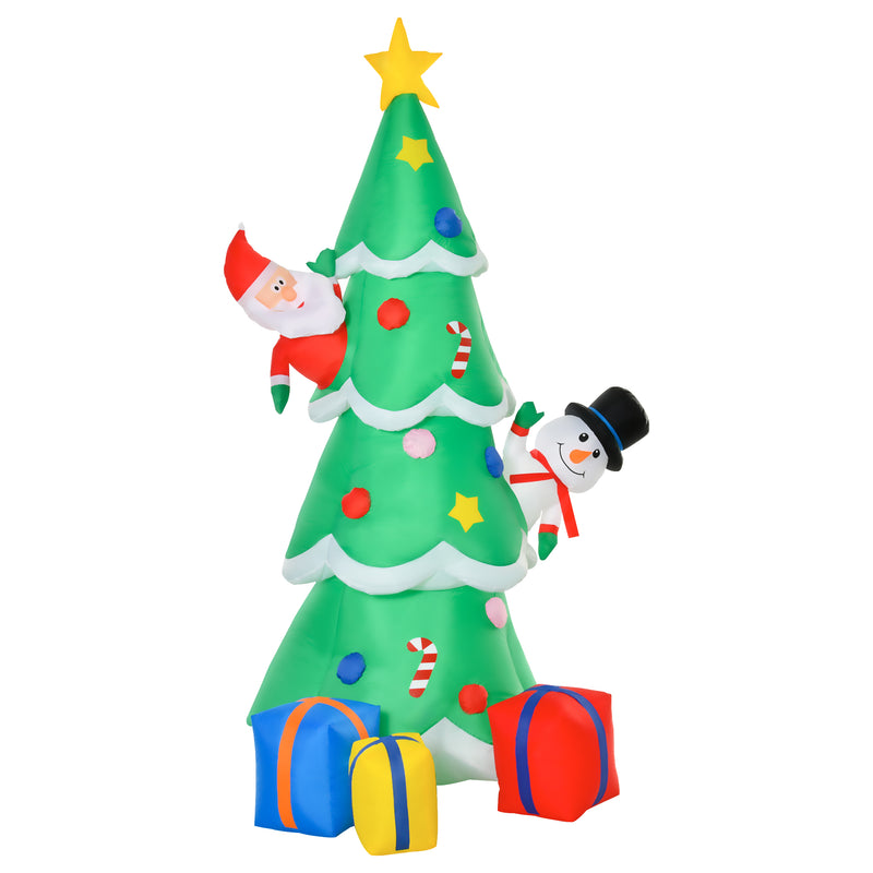 7ft Inflatable Christmas Tree on a white background