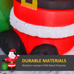 Close-up of the inflatable fabric and design