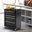 5-Drawer Lockable Rolling Tool Chest with EVA Liners – Black – image 8 of 9