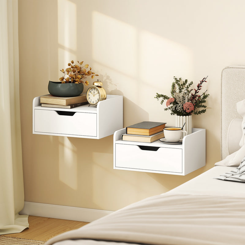 Floating bedside tables with drawer – image 2