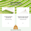 Outsunny Double Cotton Hammock Camping Swing Outdoor Garden Beach Stripe Hanging Bed with Pillow, 188 x 140 cm, 180 KG – view 4