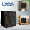 Compact tumble dryer in black – image 8