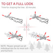 7ft snowy pencil Christmas tree – image 7