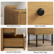 Bedside table with 2 drawers – image 5