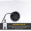 Built-in fan for inflating the display
