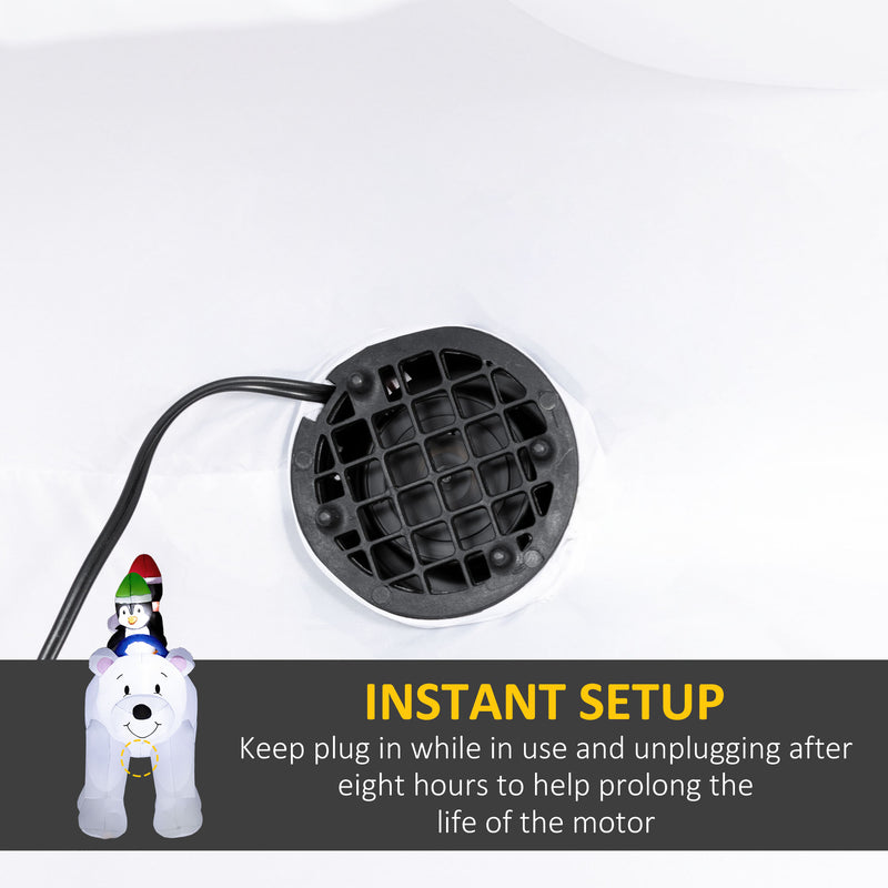 Built-in fan for inflating the display