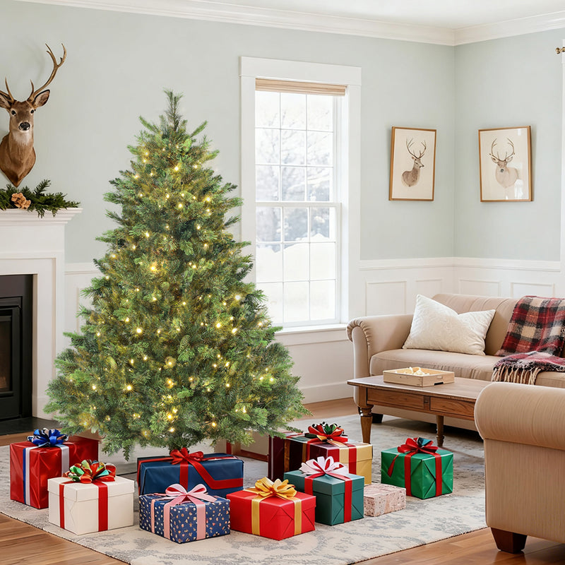 6ft pre-lit pine tree, colour-changing LEDs – image 10