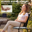 Light grey garden seat cushions set of 6 – image 4