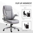 Faux leather executive office chair – image 6