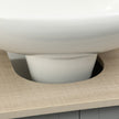 Grey under sink cabinet with legs – image 7
