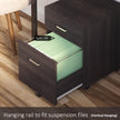 2-drawer lockable filing cabinet – image 4