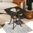 Cast aluminium side table – image 2
