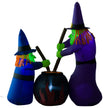 1.8m Inflatable Witches & Cauldron with LED Lights – image 1 of 9