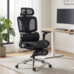 HOMCOM Ergonomic Office Chair, High Back Mesh Desk Chair, Black – view 2