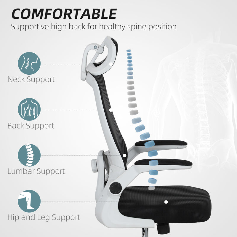 HOMCOM Multi-Adjust Office Chair - Black – view 4