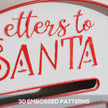 Close-up of the decorative lettering