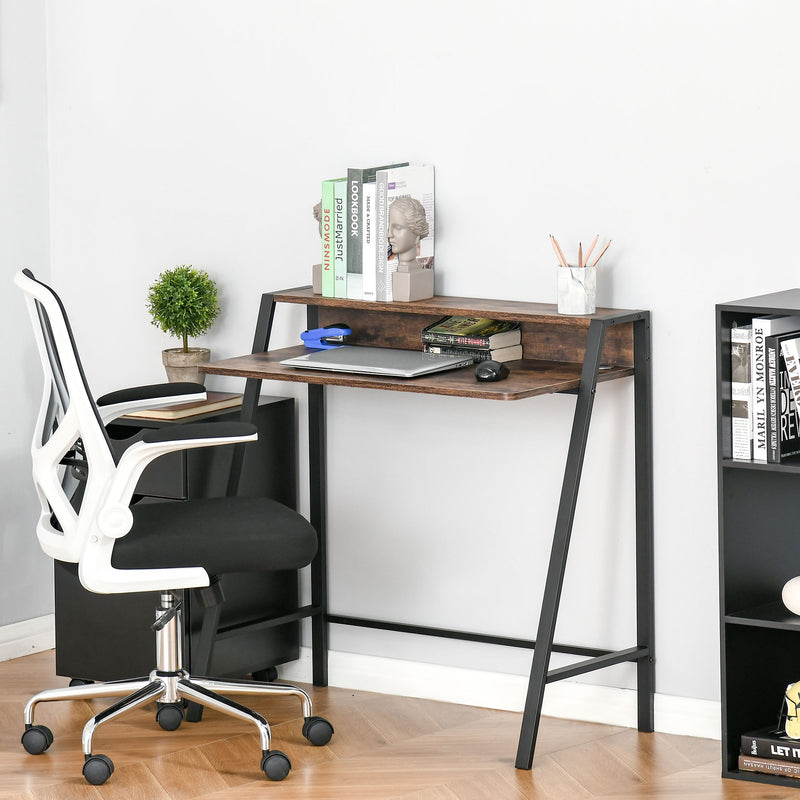 Writing desk with storage shelf – image 2