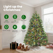 6ft pre-lit pine tree, colour-changing LEDs – image 5