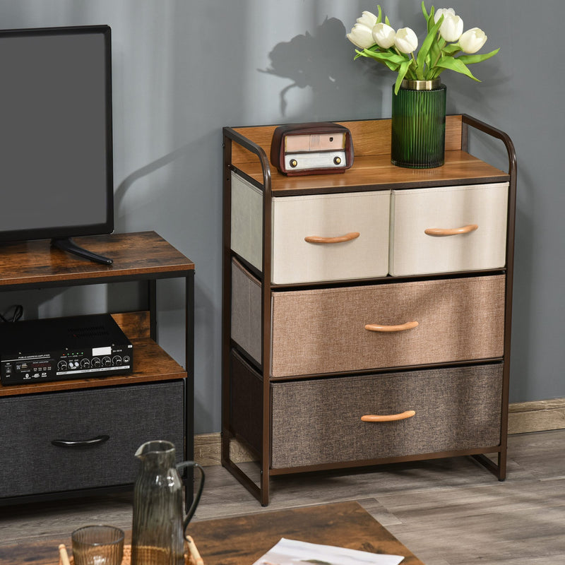 4-drawer fabric dresser – image 2