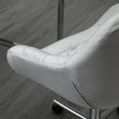 Button-tufted velvet desk chair – image 8