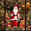 Close-up of Santa's clothing and accessories
