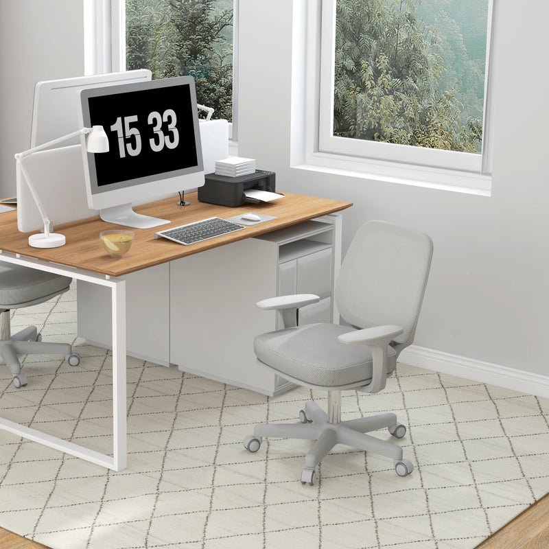 Vinsetto 44-56cm Mesh Back Office Chair - Grey – view 2