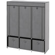 Fabric wardrobe with drawers – image 9