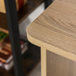 Writing desk with side shelf – image 7