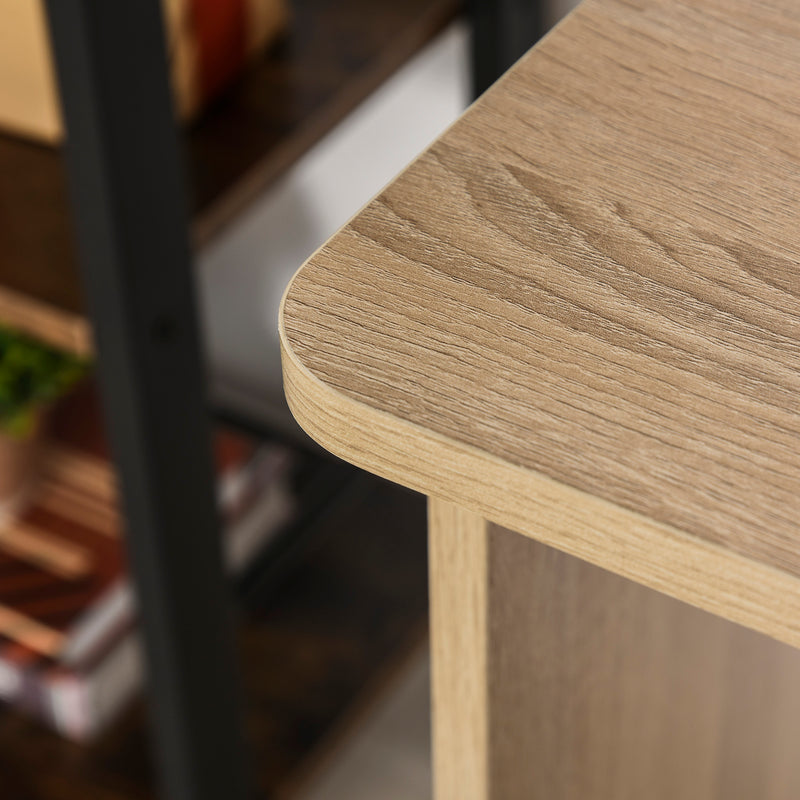 Writing desk with side shelf – image 7