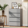 HOMCOM Chest of Drawers, 4-Drawer Storage Cabinets, Modern Dresser, Storage Drawer Unit for Bedroom – view 6