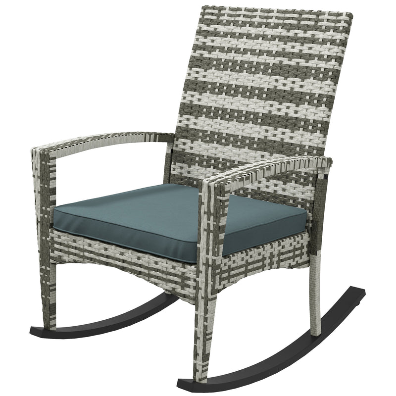 Rattan rocking chair – image 10