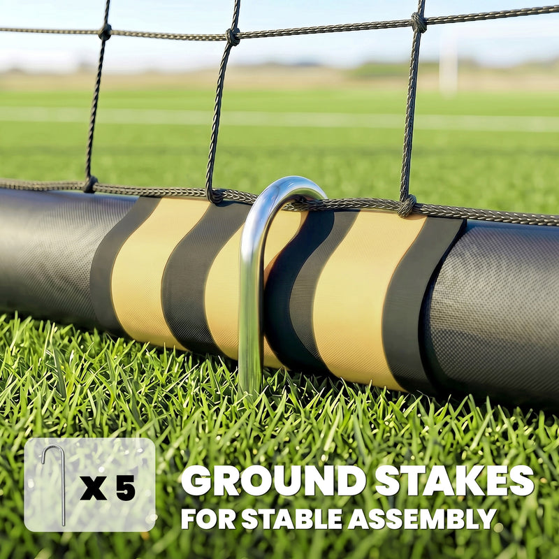 6 x 4ft padded football goal – image 6