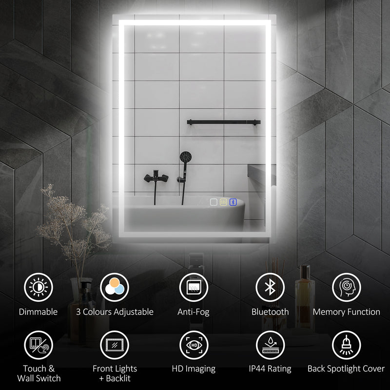 50 x 70 cm backlit LED mirror – image 5