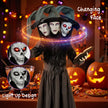 180cm Animated Face-Changing Witch with Glowing Red Eyes – image 6 of 9