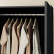 Black panel door wardrobe – image 8