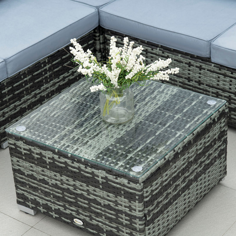 Rattan corner sofa set – image 9