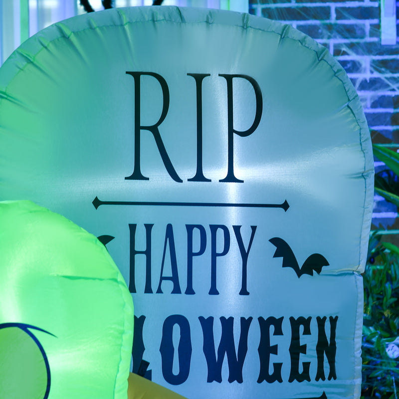 5ft Inflatable Ghost & Tombstone with 4 LED Lights – image 9 of 9