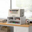 White desktop printer stand – image 8